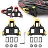 Cala de Pedal de Bicicleta de Carretera SPD SL Placa de Pedales de Bicicleta Clip de Bloqueo Automático para Pedales SHIMANO Flotantes Calas de Zapatos de Ciclismo Accesorio de Bicicleta