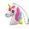 Chaveiro Pingente de Borracha Macia Pvc Mais Vendido Transfronteiriço em Estoque Acessório Pingente de Corrente de Contas Pônei de Anime Desenho Animado