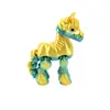 Figura de Pônei Impressa em 3D com Articulações Móveis, Venda Quente Transfronteiriça, Brinquedo Infantil para Alívio de Estresse, Decoração de Barraca de Mercado Noturno Little Pony