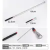 Fabricante haste magnética de sucção haste magnética retrátil luz LED ímã Haste ferramenta de reparo automotivo dispositivo de coleta haste de sucção de parafuso