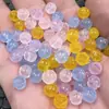 Cuentas sueltas de jade cuentas de calabaza rosa cuentas sueltas cuarzo azul lago roca de jade cuentas sueltas de 8 mm cuentas sueltas tricolores accesorios cuentas