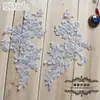 Acessórios de véu de noiva com acabamento em renda, acessórios de renda feitos à mão, suprimentos para artesanato DIY, relevo ultrassônico, outros