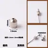 Soportes colgantes de cable de acero, soportes de disco, soportes móviles, soportes colgantes de vidrio, accesorios para colgar cuadros, piezas colgantes acrílicas para tableros publicitarios