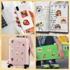 50 Piezas de Pegatinas Lindas de Graffiti de Fresa Ins para Decorar Cuaderno DIY Funda de Teléfono Papelería para Computadora Maleta