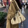 Bolsa Tote Banato Estilo Wenqi para Mulheres 2025 Nova Bolsa de Mão Plissada de Grande Capacidade Bolsa de Ombro Único Transversal de Alta Qualidade