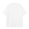 Camiseta plus size europeia e americana 270G algodão pesado marca de tendência americana 32 fio duplo ombro caído gola redonda camiseta básica masculina