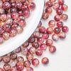 Cuentas de palomitas de maíz de vidrio agrietado de 10 mm, cuentas de vidrio pintadas, cuentas de joyería hechas a mano, accesorios de joyería antiguos de bricolaje al por mayor