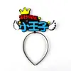 Lote de artículos de uso diario diadema de hada de moda para redes sociales decoración de fiesta sombrero luminoso para fiesta de cumpleaños de niños y adultos