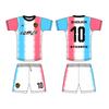 Conjunto de Uniforme de Fútbol Uniforme de Juego y Entrenamiento de Equipo Jersey de Fútbol Sublimado Jersey de Fútbol Personalizado Versión de Aficionado