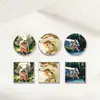 Insignias de la Serie Chica del Bosque y Lobo Blanco, Merchandising de Anime, Ropa Creativa de Nicho, Accesorios para Bolsas al por Mayor