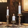Ornamentos de Castiçal Europeu Antigo Desgastado Adereços para Fotografia de Fotos Fundo Decoração de Casa Exibição para Fotos Clássico Antigo
