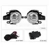 Adecuado para Mitsubishi 04-06 Pajero Pajero/Montero Juego de Luces Antiniebla Halógenas Delanteras Barra de Luces Antiniebla Luz