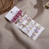 Corea del Sur Dongdaemun Lindo Pluma Traje de 6 Horquillas Sentido Avanzado Clip Oso Flequillo Clip de Borde Nueva Horquilla