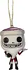 2024 Transfronterizo Nuevo Jack y Sally Pesadilla Navidad Joyería Colgante Acrílico Colgante Plano