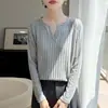 Suéter de punto con cuello retro estilo francés para mujer, nueva colección otoño/invierno, corte ajustado, manga larga, se puede usar como prenda exterior o como capa interior