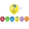 Fuerza Secreta de la Mente 2 Tema Fiesta de Cumpleaños Decoración Bandera de Cumpleaños Globo Tarjeta de Pastel Inside Out 2