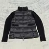 2026m Modelo Nuevo Chaqueta de Plumas Larga para Mujer con Cuello Alto, Estilo Unisex Ligero con Cuello Alto de Punto Ropa Exterior de Plumas