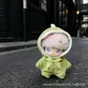 Solo ropa de muñeca: Ropa con colgante Dimoo Diario de recién nacido, lindos animales de dibujos animados, expresiones divertidas, conjunto de overol y sombrero