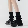 Polainas de Punto Fair Isle para Mujer, Otoño/Invierno 2025 Nuevas Calcetines Largos de Tubo Gris Vintage, Adecuados para Usar con Botas de Nieve, Engrosados para Calidez