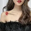 Em estoque Atacado Adesivo de Tatuagem Flor Bi'an Durável Manzhu Sa Hua Celebridade da Internet Simulação Sexy Cobertura de Cicatriz na Clavícula Adesivo de Tatuagem