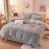 Comercio Exterior Juego de Cuatro Piezas de Terciopelo de Visón para Cama Ropa de Cama Cálida de Terciopelo de Cristal Exportación Transfronteriza a Amazon Juego de Tres Piezas de Felpa