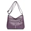 Nueva Bolsa de Comercio Exterior Transfronteriza Versátil Bolsa para Mujer Bolso Cruzado de Moda Textura de Cuero Suave Gran Capacidad Bolso de Hombro Bolsa para Mamá