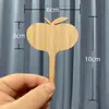 Placas de Jardinagem de Madeira, Etiquetas de Plantas, Etiquetas de Bambu para Suculentas e Flores, Placas de Paisagem