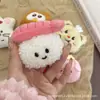 Fofo desenho animado KT gatinho de pelúcia pingente coelho broche cachecol meias acessórios chinelos chapéu acessórios de vestuário