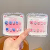 Lindas y suaves pegatinas de uñas de dibujos animados de frutas para niños, manualidades interactivas para padres e hijos, esmalte de uñas no pegajoso, versátiles para uso en casa y al aire libre
