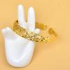Pulsera Chapada en Oro Cielo Estrellado de Bebé Pulsera Redonda para el Vientre de Mujer Lluvia de Meteoros Oro Imitación Oro Arena de Vietnam Pulsera al por Mayor