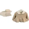 Cardigã de Tricô Estiloso para Meninas com Design de Botão Único para Primavera, Outono e Inverno