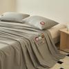 Nuevo Tipo a Algodón Puro Cama Sábanas Pieza Única 100 Algodón Algodón Lavado Algodón de Fibra Larga Dormitorio Niños Edredón Funda de Almohada Juego de Tres Piezas