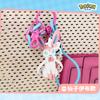 Llavero original de Baokemeng con colgante pequeño de Pikachu Gengogui, bolso de mano exquisito para hombre y mujer, bolso de mano para pareja, bolso escolar bonito para coche.
