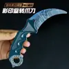 Serie de Pollo Pacífico Periférico 18cm Impreso a Color Cuchillo de Garra Giratorio Modelo de Juguete Hoja de Garra Genial Figura de Primer Plano