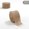 Nueva Cinta Decorativa Navideña, Cinta de Seda Estampada, Suministros para Decoración de Ambiente, Ribete de Borde de Arpillera, Lazo Floral, Cinta Colorida, En Stock