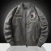 Nueva Chaqueta Bomber de Primavera y Otoño para Hombre con Bordado Pesado, Chaqueta de Béisbol, Abrigo de Trabajo, Chaqueta de Marca de Moda