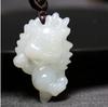 Jade Afgano Jade Blanco Signo del Zodíaco Tridimensional Colgante de Dibujos Animados Tridimensional Colgante Jade Jade Suministro al por Mayor