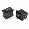 Interruptor Kcd1 Forma de Barco Interruptor Calentador Pequeño Función 0-1-2 Interruptor Basculante de Tres Velocidades 15*21mm