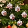 Navidad Transfronteriza Tridimensional de Madera Imán Magnético para Refrigerador Adornos Colgantes de Madera de Ambiente Festivo Colgantes para Decoración de Árbol de Navidad