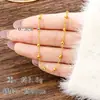 Collar de Oro Arena Vietnamita para Mujer Verano Colgante Duradero Cadena Clavícula Latón de Alta Gama Joyería Artificial Genuino