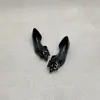 2026 Sapatos Elegantes de Salto Aumentado Estilo Coreano Modernos com Fivela Quadrada Bico Fino Baixos para Mulheres Baixas, Sandálias Respiráveis Laterais Vazadas para o Dia a Dia