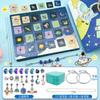 Calendario de Cuenta Regresiva de Unicornio de Dibujos Animados de 24 Rejillas Pulsera DIY Caja Sorpresa Joyería de Pulsera de Abalorios Hecha a Mano en Amazon