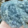 Pulsera de Piedra Cruda de Grava de Ágata Cristalina Desmagnetizada con Cuentas de Piedra Asimétrica Perforada Accesorios de Joyería DIY 5-8mm