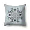 Funda de almohada de poliéster Decoración de coche Impresión para el hogar Funda de almohada de ciervo Funda de cojín de cintura Cojín de coche Funda de cojín de mesita de noche QTA4