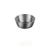 Tazón Transfronterizo de Acero Inoxidable 304, Tazón Dorado Estilo Coreano para Vino de Arroz, Tazón Comercial para Restaurante para Salsa con Asa, Tazón para Snacks