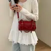 Bolso cilíndrico versátil de moda estilo coreano para mujer, nuevo modelo 2026, bolso de hombro elegante y a la moda, bolso cruzado vintage y único