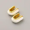 Pendientes de Aguja de Plata S925 con Nuevo Esmalte para Mujer Nicho Lujo Accesible Diseño Elegante Pendientes de Gama Alta Hebillas de Oreja al por Mayor
