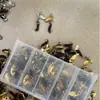 Nuevo pluma de pavo real gusano nano boca de caballo lentejuelas voladoras lentejuelas Luya voladoras traje de anzuelo volador al por mayor