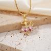 Colar Moxi New Zircon Dance Girl Ins Style Light Luxury Fashion Hip Hop Estilo Feminino Colar Fábrica Atacado