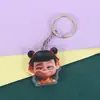 En Stock Nezha 2 Niño Demonio Llavero Acrílico Decoración Periférica de Dibujos Animados Mochila Colgante Lindo Tendencia Nacional